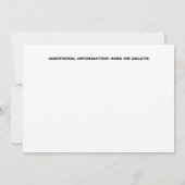 Burger Pommes frites Hotdog Fast Food Party rot Einladung (Rückseite)