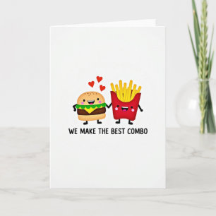 Burger Pommes Liebe Combo Karte