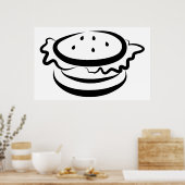Burger Poster (Küche)