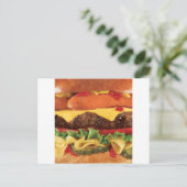 Burger Postkarte (Stehend Vorderseite)