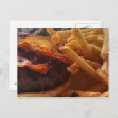 Burger-Postkarte Postkarte (Vorne/Hinten)