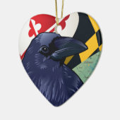 Bürger-Rabe, Maryland nie wieder Keramikornament (Links)