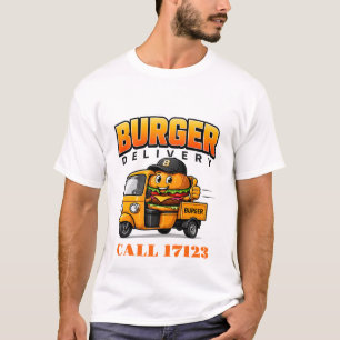 🍔 Burger-Restaurant-Personal Lieferteam 🍔 T-Shirt