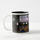 Burger-Scheune Wimberley, Texas-Tasse Zweifarbige Tasse (Links)