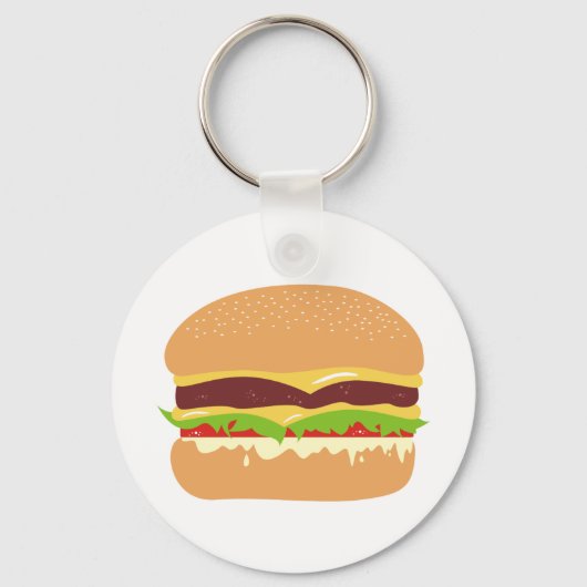 Burger Schlüsselanhänger (Vorderseite)