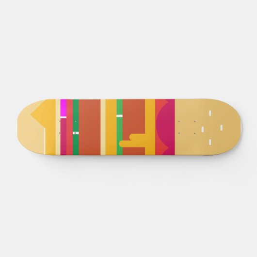 BURGER SKATEBOARD (Horizontal)