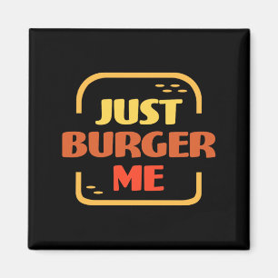 Burger Sommer BBQ Grillen Hamburger oder Magnet