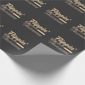 Burger Spatula Küche Koch Koch Restaurant Geschenkpapier (Ecke)