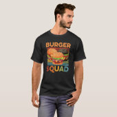 Burger Squad For Hamburger T-Shirt (Vorne ganz)