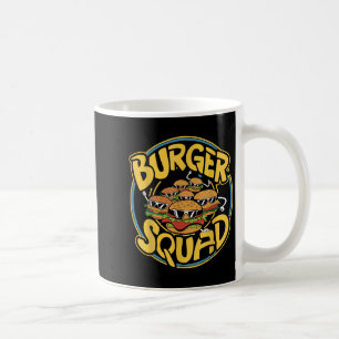 Burger Squad Funny Cheeseburger Lover Food Hamburg Kaffeetasse