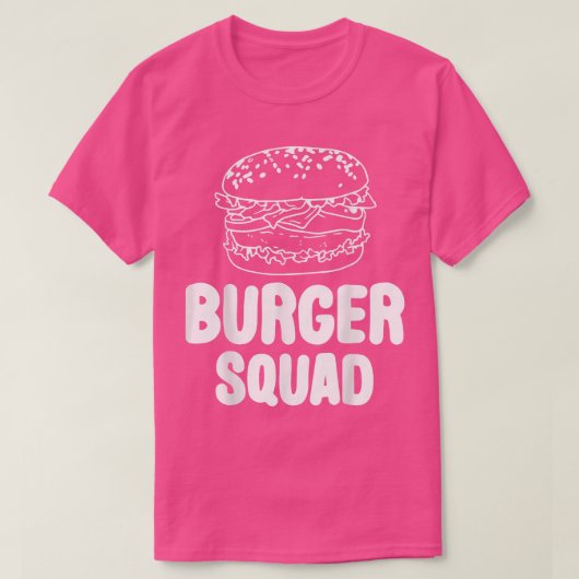 Burger Squad Hamburger Cheeseburger Lover Niedlich T-Shirt (Design vorne)