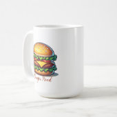 Burger Stimmung Kaffeetasse (Vorderseite Links)