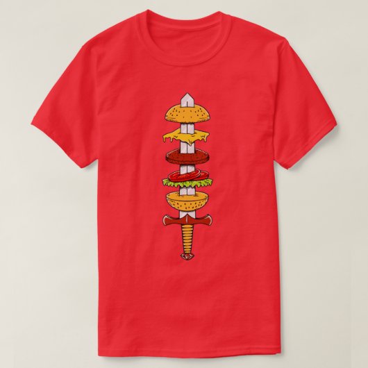 Burger Sword T-Shirt (Design vorne)