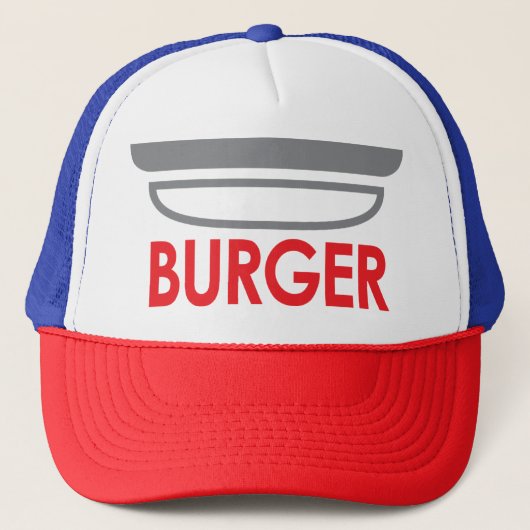 Burger-Symbol Truckerkappe (Vorderseite)