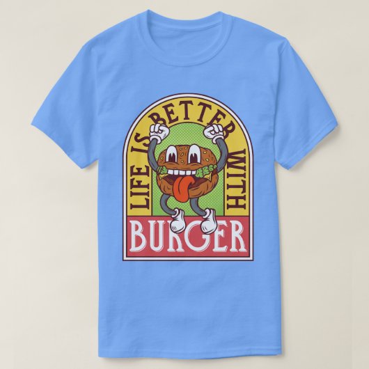 Burger T-Shirt (Design vorne)