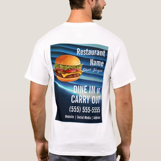 Burger T-Shirt (Rückseite)