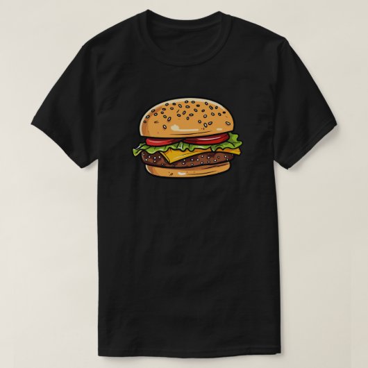 Burger T-Shirt (Design vorne)