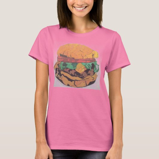 Burger T-Shirt (Vorderseite)
