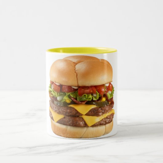 Burger-Tasse Zweifarbige Tasse (Mittel)