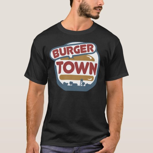 Burger Town Essential T-Shirt (Vorderseite)