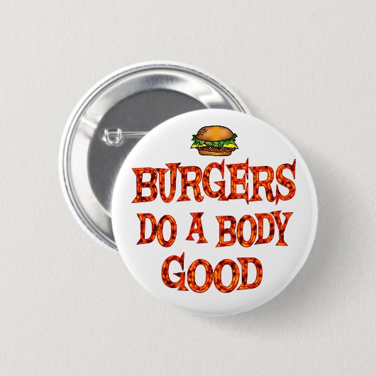 Burger tun gutes button (Vorne & Hinten)
