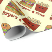 Burger u. Fischrogen Geschenkpapier (Rolleneckpunkt)