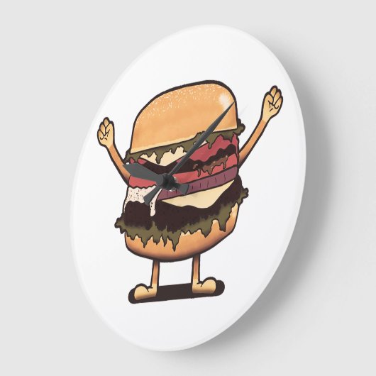 Burger-Uhr Große Wanduhr (Winkel)