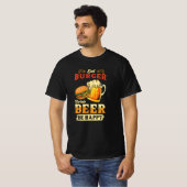 Burger und Bier T-Shirt (Vorne ganz)