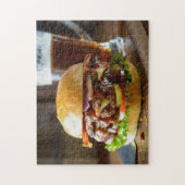 Burger- und Bierpuzzle Puzzle (Vertikal)