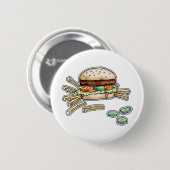 BURGER und FISCHROGEN-KNOPF Button (Vorne & Hinten)