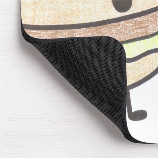 Burger und Fischrogen Mousepad (Ecke)