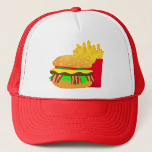 Burger und Fischrogen Truckerkappe