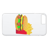 Burger und Fries Case-Mate iPhone Hülle (Rückseite (Horizontal))