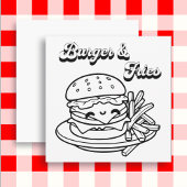 Burger und Fries | Farbe