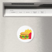 Burger und Fries Magnet (In Situ (Geschirrspüler))