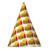 Burger und Fries Partyhütchen (Rechts)