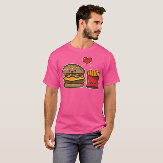 Burger und Fries T-Shirt (Vorne ganz)