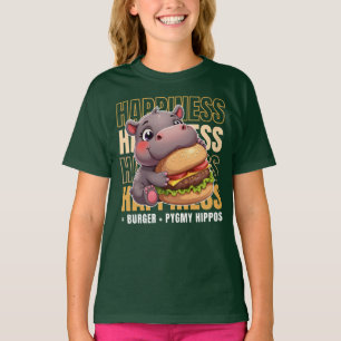 Burger und Pygmäen machen mich glücklich T-Shirt
