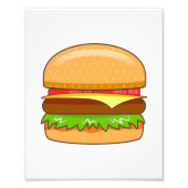 Burger Vector Illustration Fotodruck (Vorne)
