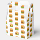Burger Vector Illustration Geschenkschachtel (Geöffnet)