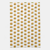 Burger Vector Illustration Geschirrtuch (Vertikal)