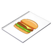 Burger Vector Illustration Notizblock (Linke Seite)
