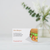 Burger Visitenkarte (Stehend Vorderseite)