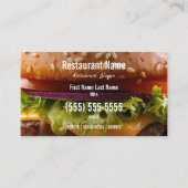 Burger-Visitenkarte Visitenkarte (Vorderseite)
