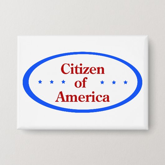 Bürger von Amerika Button (Vorderseite)