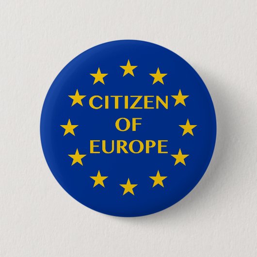 Bürger von Europa Button (Vorderseite)