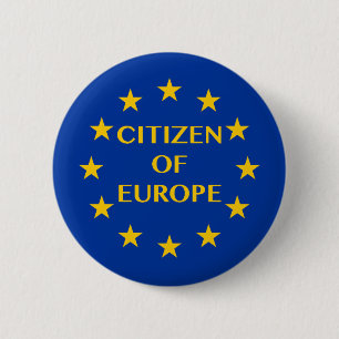 Bürger von Europa Button