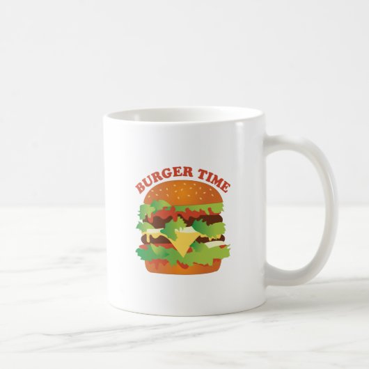 Burger-Zeit Kaffeetasse (Rechts)
