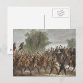Bürgerkrieg Postkarte (Vorne/Hinten)