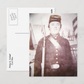 Bürgerkrieg Postkarte (Vorne/Hinten)